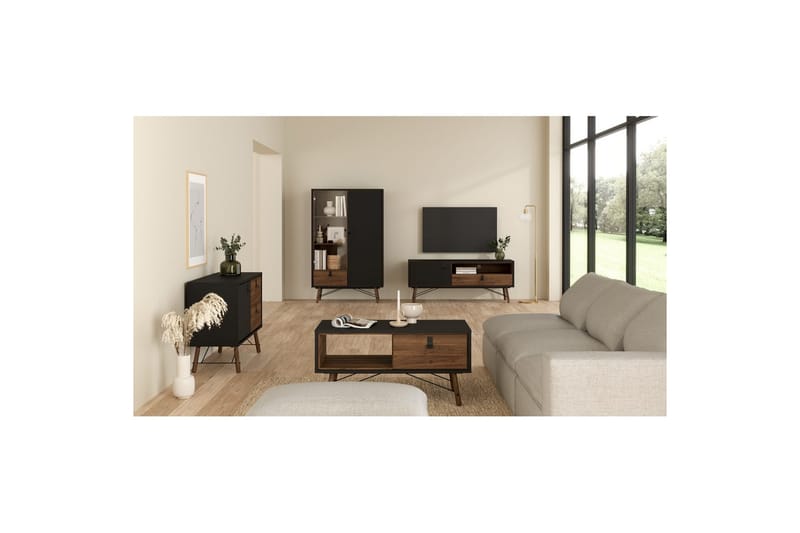 Tadami TV-stativ 60 cm - Askegrå - Møbler - TV borde & mediemøbler - Mediestativ & vægbeslag