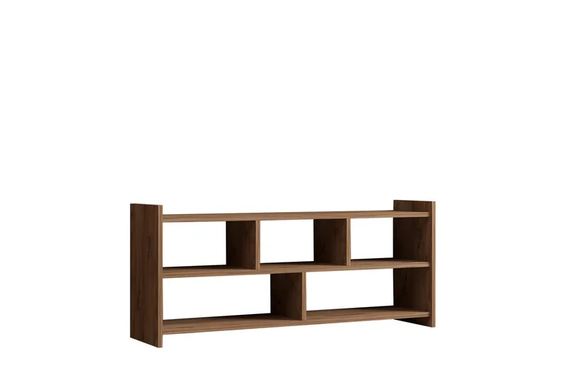 Taharoa Gulvstående Tv-bord 120 cm med Opbevaring i Mørkt Træ - Brun - Møbler - TV borde & mediemøbler - TV-borde