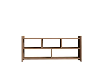 Taharoa Gulvstående Tv-bord 120 cm med Opbevaring i Mørkt Træ - Brun - Møbler - TV borde & mediemøbler - TV-borde