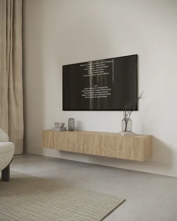 Takayo TV-bænk 176 cm - Eg - Møbler - TV borde & mediemøbler - TV-borde
