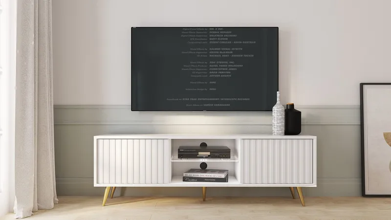 Tapas TV-bænk 135 cm - Hvid - Møbler - TV borde & mediemøbler - TV-borde