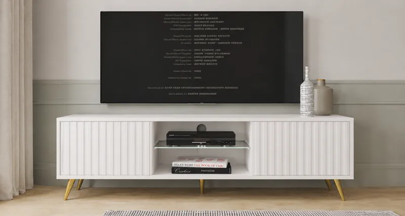 Tapas TV-bænk 135 cm - Hvid - Møbler - TV borde & mediemøbler - TV-borde