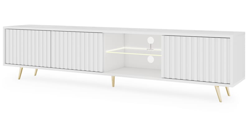 Tapas TV-bænk 135 cm - Hvid - Møbler - TV borde & mediemøbler - TV-borde