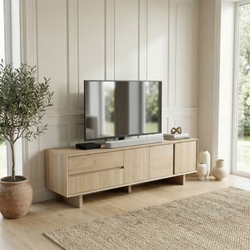 Tavon TV-bænk 180x55x45 cm - Natur eg - Møbler - TV borde & mediemøbler - TV-borde