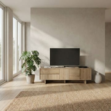 Tavon TV-bænk 180x55x45 cm - Natur eg - Møbler - TV borde & mediemøbler - TV-borde