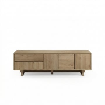 Tavon TV-bænk 180x55x45 cm - Natur eg - Møbler - TV borde & mediemøbler - TV-borde