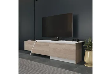 Tavros TV-bænk 180 cm - Rød/Hvid - Møbler - TV borde & mediemøbler - TV-borde