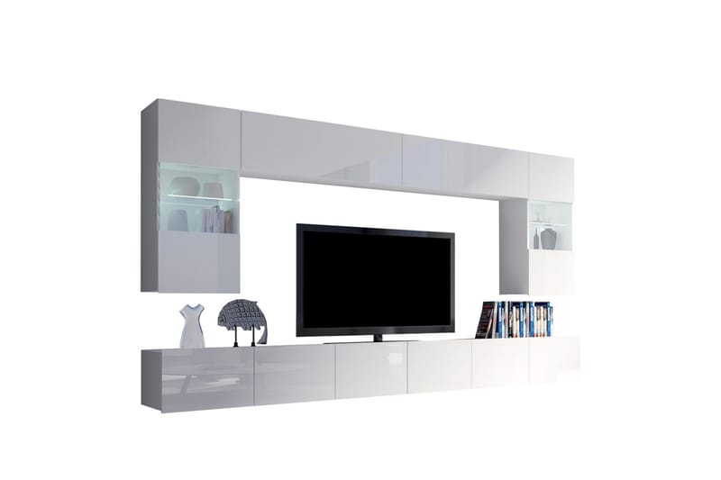 Tessan TV-møbelsæt, Hvid