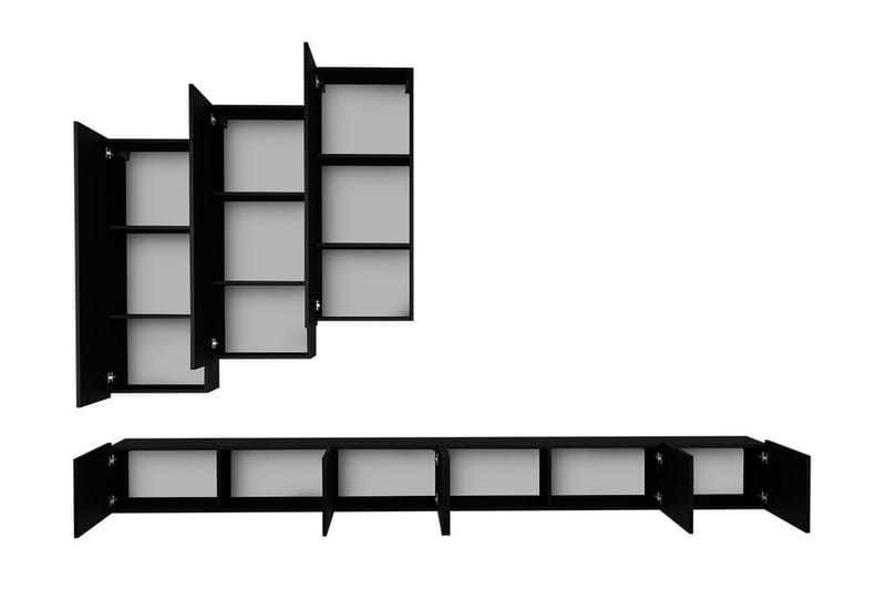 Tessan TV-møbelsæt - Hvid - Møbler - TV borde & mediemøbler - Tv-møbelsæt