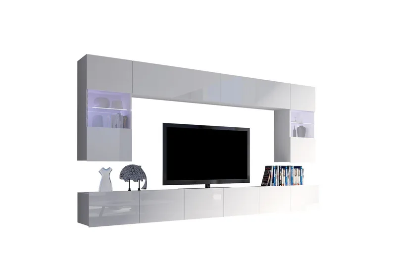 Tessan TV-møbelsæt, Hvid