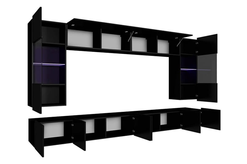 Tessan TV-møbelsæt - Hvid - Møbler - TV borde & mediemøbler - Tv-møbelsæt