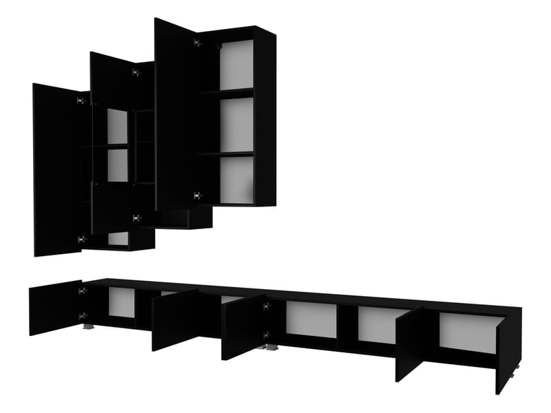 Tessan TV-vægenhed - brun - Møbler - TV borde & mediemøbler - Tv-møbelsæt