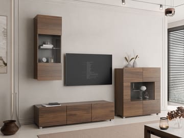 Tessan TV-vægenhed - brun - Møbler - TV borde & mediemøbler - Tv-møbelsæt