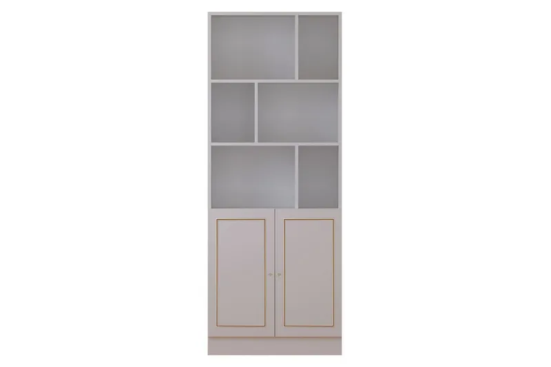 Thyrel Bogreol 70 cm i Malet Træ, Hvid