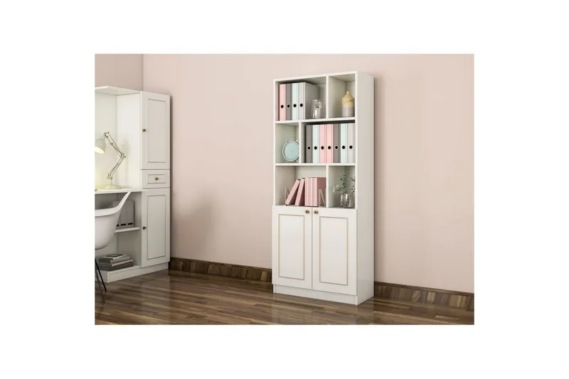 Thyrel Bogreol 70 cm - Mat Hvid - Opbevaring - Hylder & Reoler - Bogreol