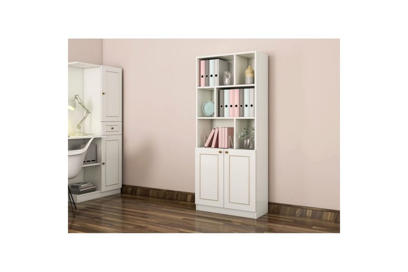 Thyrel Bogreol 70 cm - Mat Hvid - Opbevaring - Hylder & Reoler - Bogreol