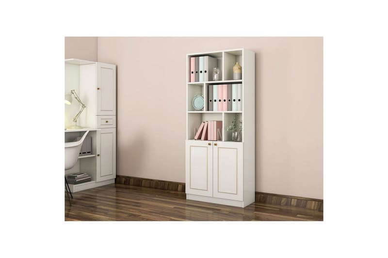 Thyrel Bogreol 70 cm - Mat Hvid - Opbevaring - Hylder & Reoler - Bogreol