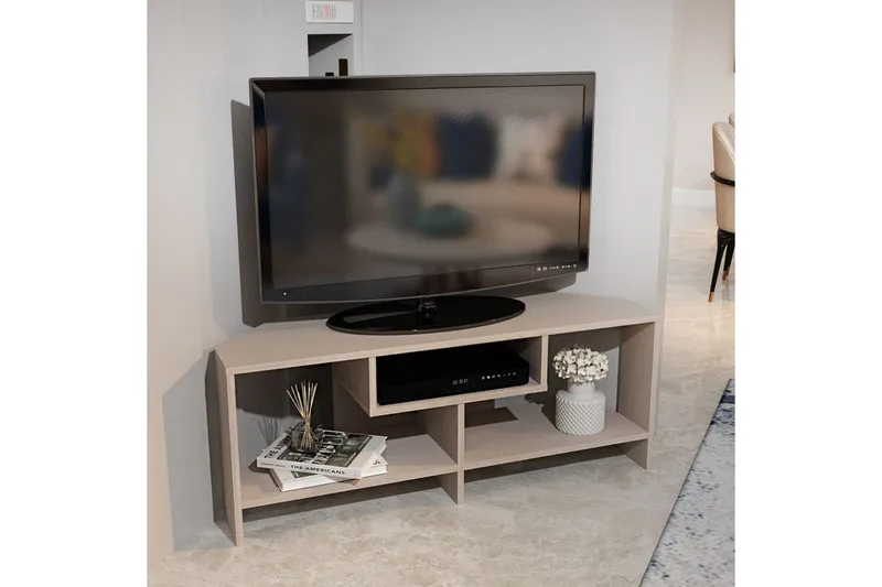 Torlin TV-bænk 120 cm - Beige - Møbler - TV borde & mediemøbler - TV-borde