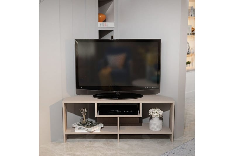 Torlin TV-bænk 120 cm - Beige - Møbler - TV borde & mediemøbler - TV-borde
