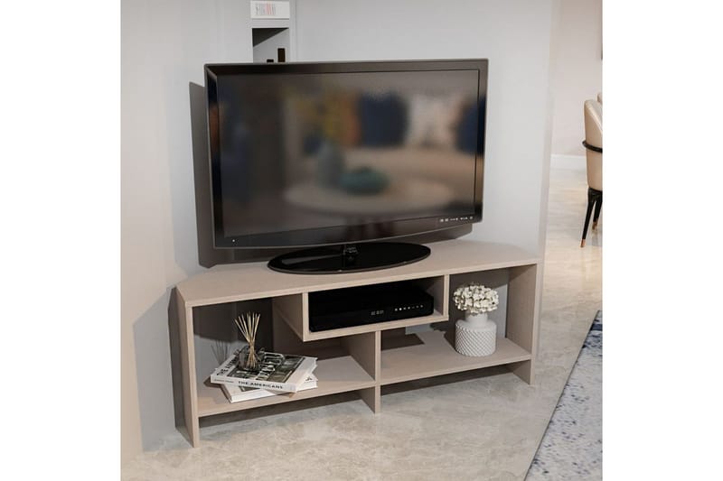 Torlin TV-bænk 120 cm - Beige - Møbler - TV borde & mediemøbler - TV-borde