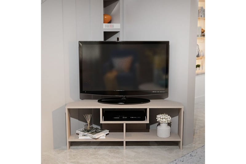 Torlin TV-bænk 120 cm - Beige - Møbler - TV borde & mediemøbler - TV-borde