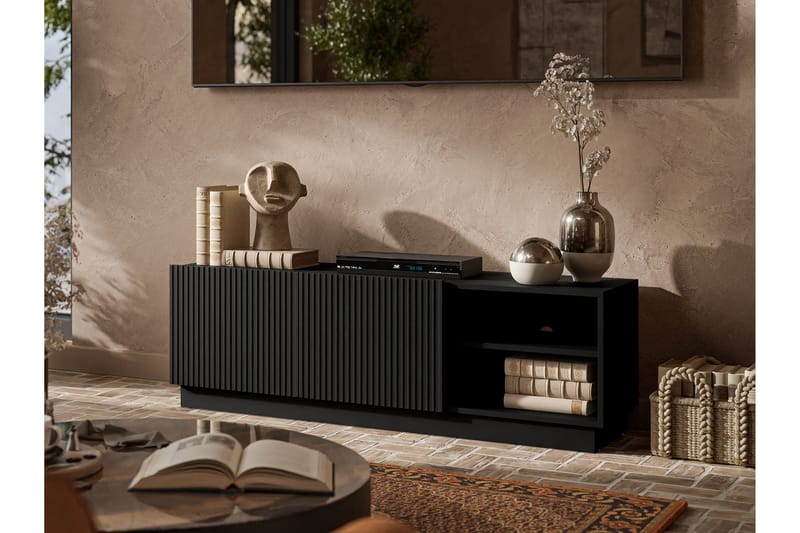 Torvalen Tv-bänk 150 cm - Sort - Møbler - TV borde & mediemøbler - TV-borde