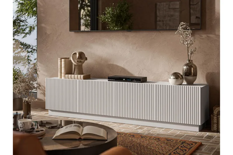 Torvalen Tv-bänk 200 cm - Beige - Møbler - TV borde & mediemøbler - TV-borde