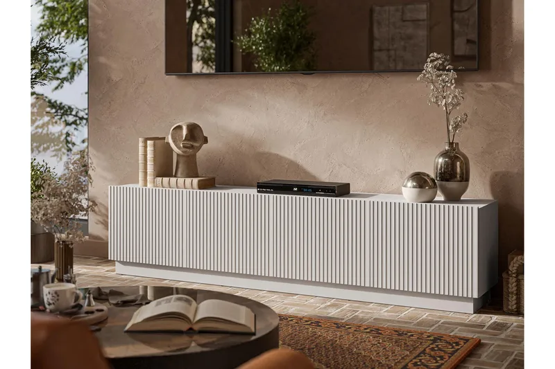 Torvalen Tv-bänk 200 cm - Beige - Møbler - TV borde & mediemøbler - TV-borde