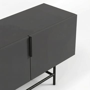 Truvia TV-bænk 200x55x35 cm - Antracit/Sort - Møbler - TV borde & mediemøbler - TV-borde