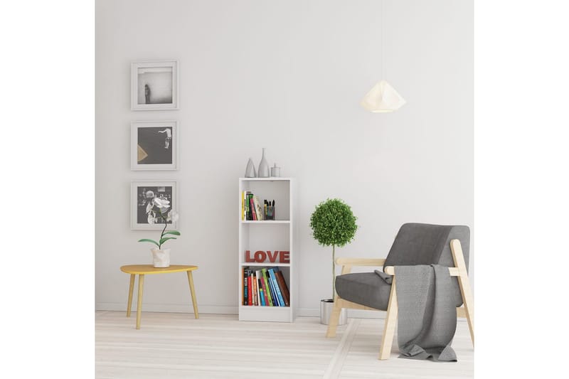 Trysil Reol 107 cm - Hvid - Opbevaring - Hylder & Reoler - Bogreol