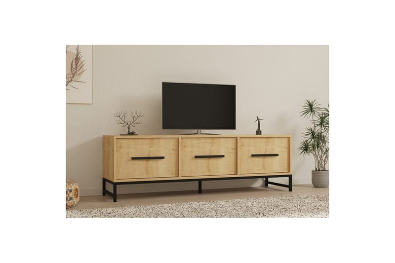 Tukums Tv-bænk 160 cm - Nature - Møbler - TV borde & mediemøbler - TV-borde