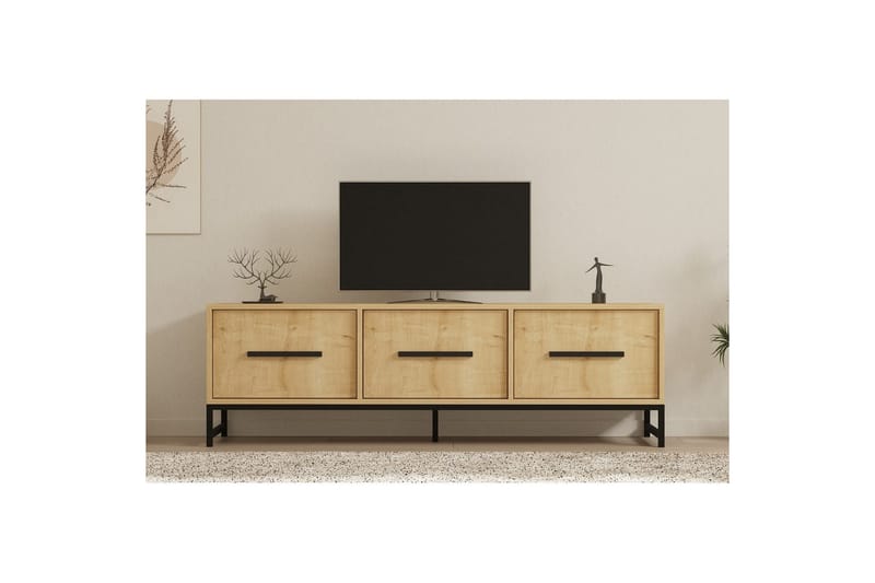 Tukums Tv-bænk 160 cm - Nature - Møbler - TV borde & mediemøbler - TV-borde