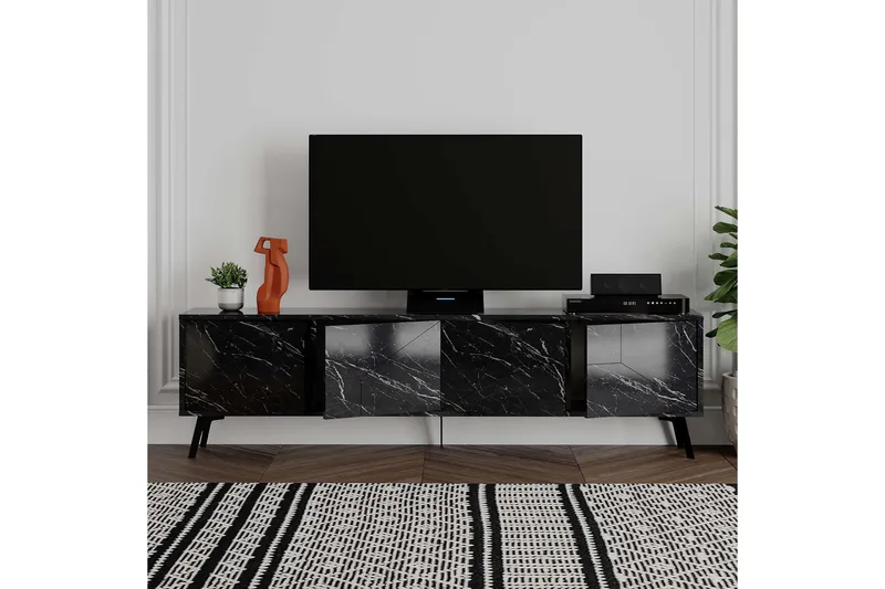 TV-bænk & mediebænk Dune TV-bænk 180 cm Beige Beige - Møbler - TV borde & mediemøbler - TV-borde