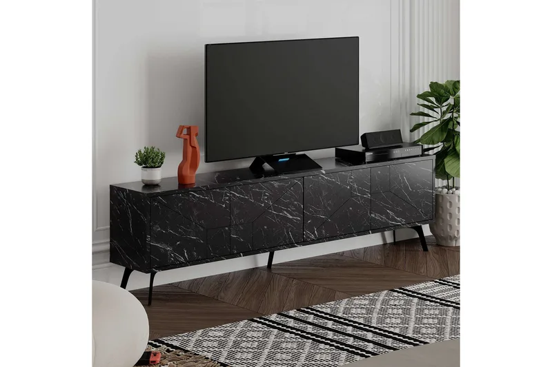 TV-bænk & mediebænk Dune TV-bænk 180 cm Beige Beige - Møbler - TV borde & mediemøbler - TV-borde