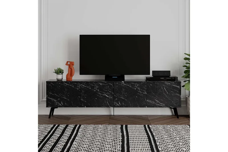 TV-bænk & mediebænk Dune TV-bænk 180 cm Beige Beige - Møbler - TV borde & mediemøbler - TV-borde