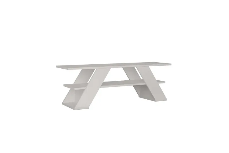 TV-bænk & mediebænk Homitis TV-bænk Janesh Vit, undefined