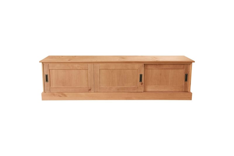 TV-bænk & mediebænk Loft24 Lowboard Harry bejdset/voks Brun,Natur - Møbler - TV borde & mediemøbler - TV-borde