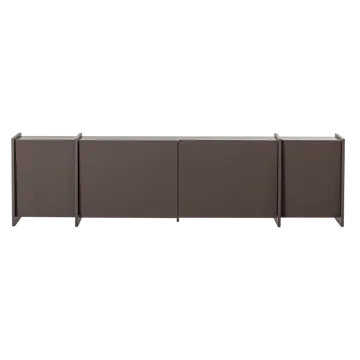TV-bænk Brock 200 cm - Mellembrun - Møbler - TV borde & mediemøbler - TV-borde