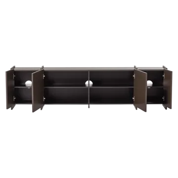 TV-bænk Brock 200 cm - Mellembrun - Møbler - TV borde & mediemøbler - TV-borde