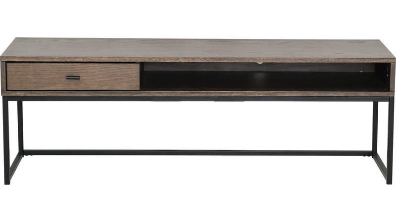 TV-bænk Eiknor 120 cm - Brunlakeret eg - Møbler - TV borde & mediemøbler - TV-borde