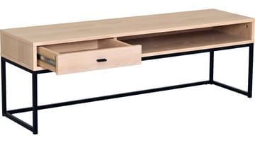 TV-bænk Eiknor 120 cm - Hvidpigmenteret eg / brunlakeret egefiner - Møbler - TV borde & mediemøbler - TV-borde