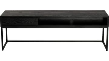 TV-bænk Eiknor 120 cm - Sortlakeret askefiner - Møbler - TV borde & mediemøbler - TV-borde
