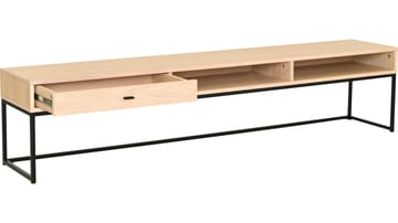 TV-bænk Eiknor 180 cm - Hvidpigmenteret egefiner - Møbler - TV borde & mediemøbler - TV-borde