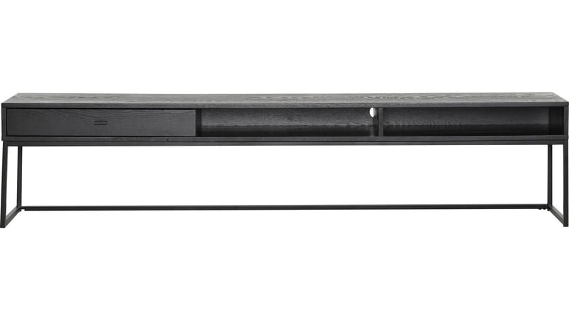 TV-bænk Eiknor 180 cm - Sort ask - Møbler - TV borde & mediemøbler - TV-borde
