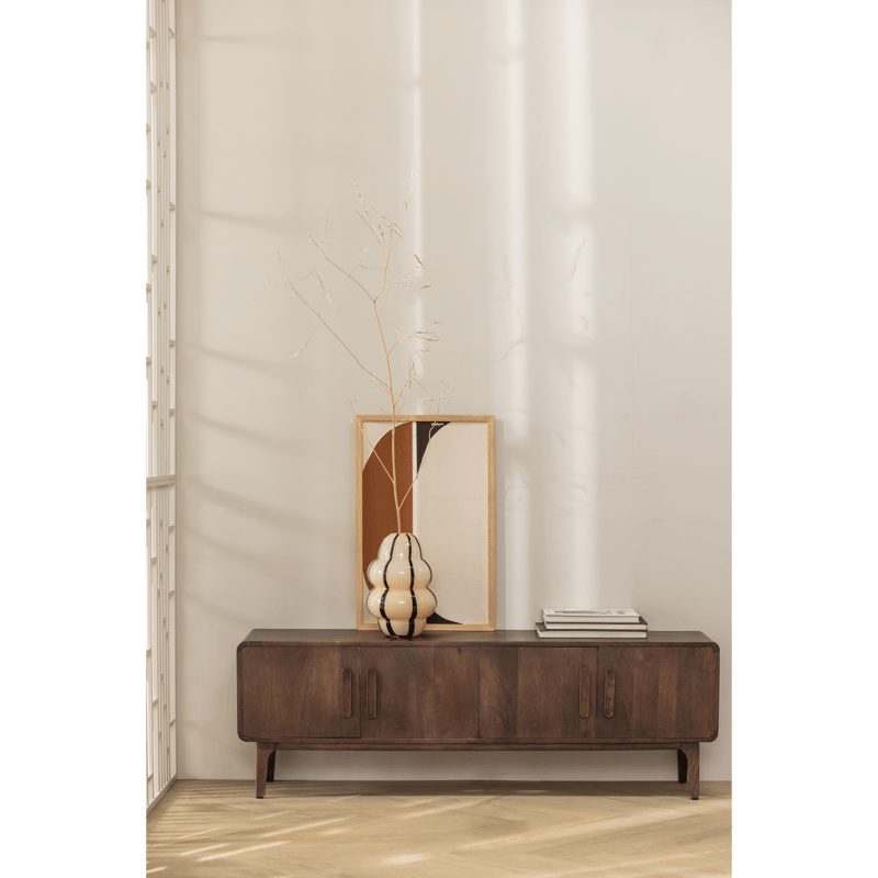 TV-bænk Liya 150 cm, Mørkebrun