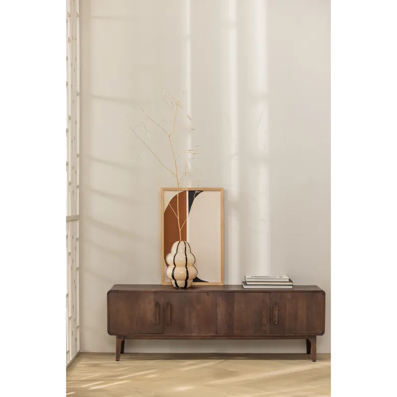 TV-bænk Liya 150 cm, Mørkebrun