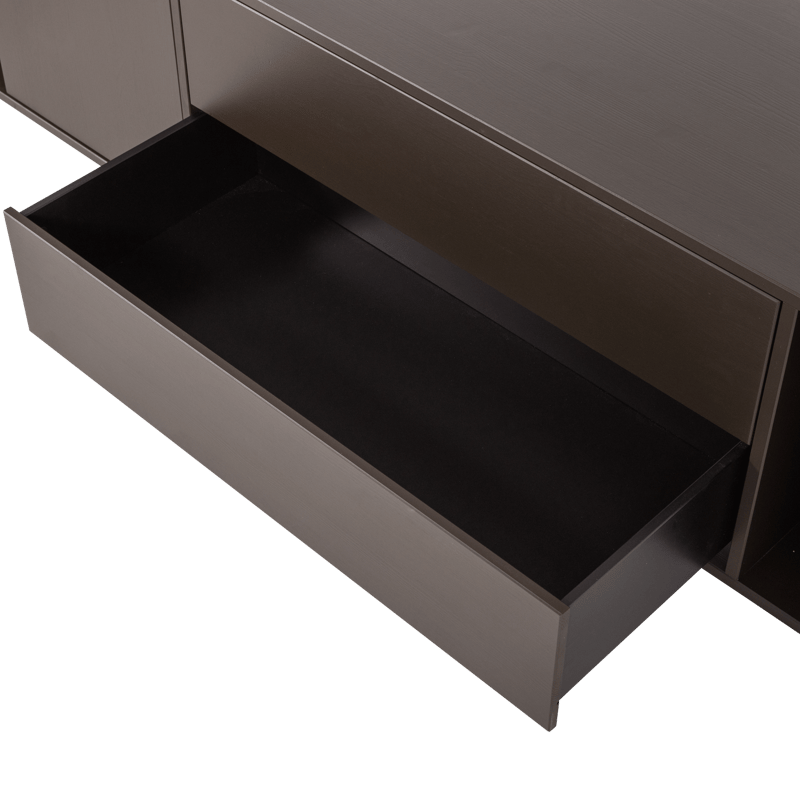 TV-bænk Settle 200 cm - Mellembrun - Møbler - TV borde & mediemøbler - TV-skab