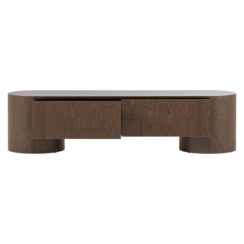 TV-bænk Velari 200 cm - Brun - Møbler - TV borde & mediemøbler - TV-skab