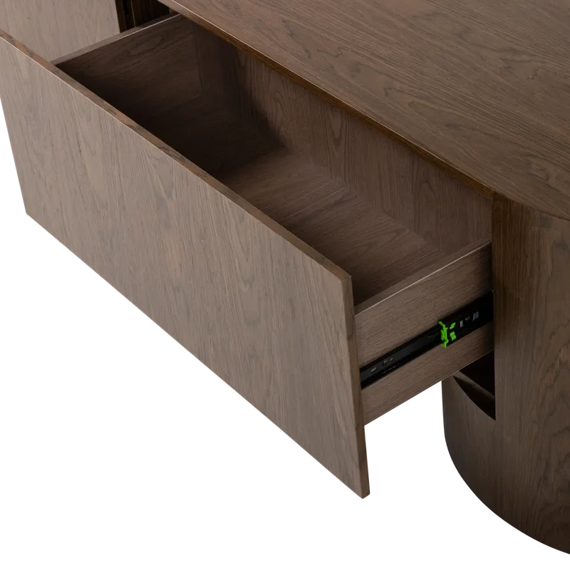 TV-bænk Velari 200 cm - Brun - Møbler - TV borde & mediemøbler - TV-skab