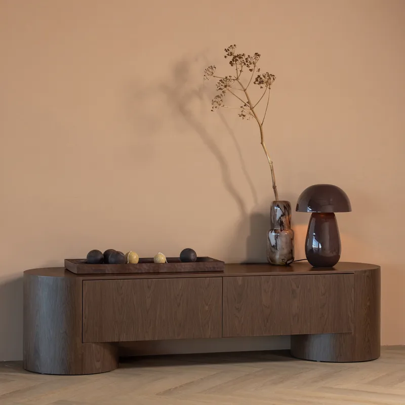 TV-bænk Velari 200 cm - Brun - Møbler - TV borde & mediemøbler - TV-skab